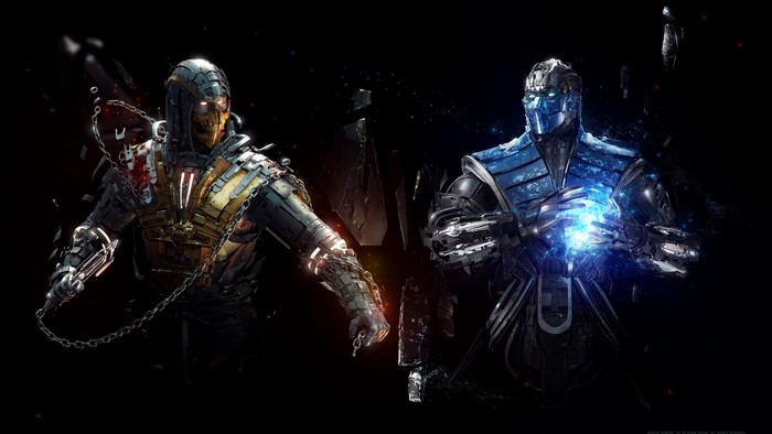 Scorpion and Sub-Zero from Mortal Kombat