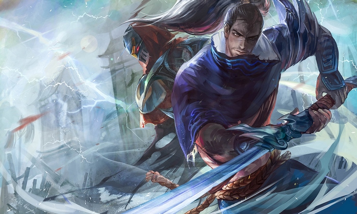 Yasuo and Zed from League of Legends