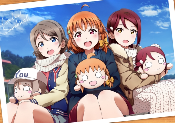 You Watanabe and friends from Love Live! Sunshine!!