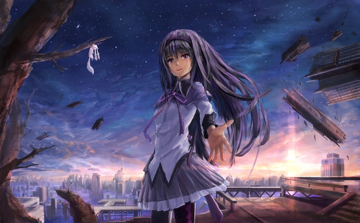Homura Akemi from Puella Magi Madoka Magica