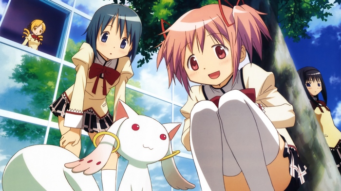 Madoka Magica: Kyubey and Magical Girls