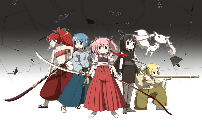 Magical Girls from Puella Magi Madoka Magica