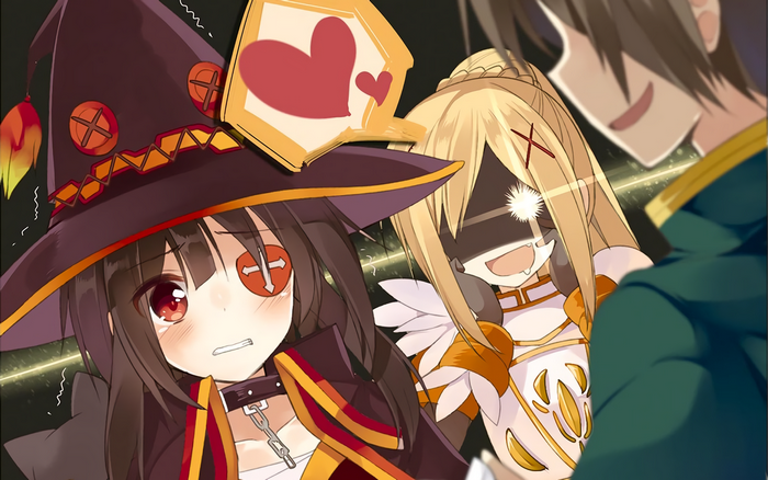 Megumin and Darkness from KonoSuba