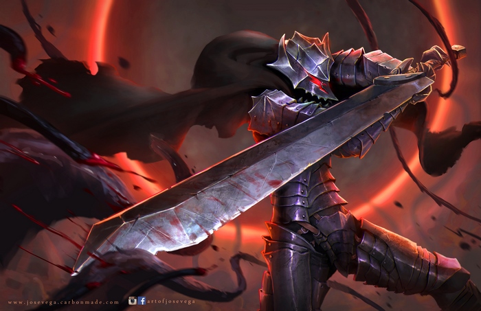 Guts from Berserk with Dragonslayer sword