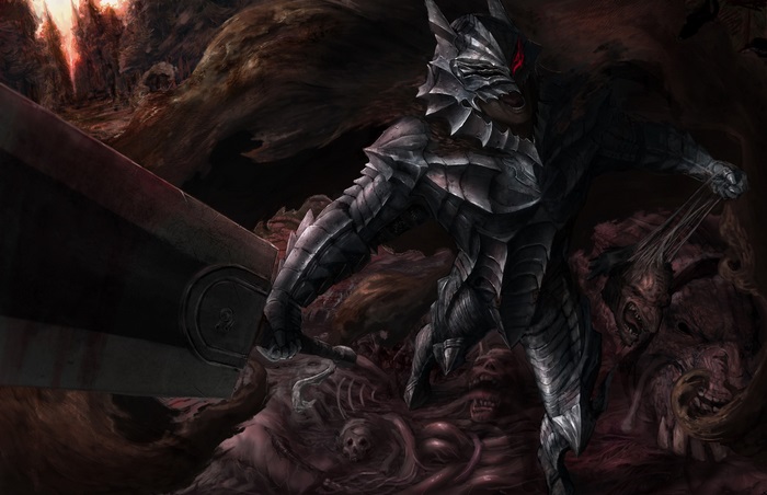 Guts from Berserk in the Berserker Armor