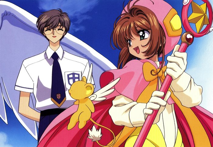Sakura Kinomoto and Kero from Cardcaptor Sakura