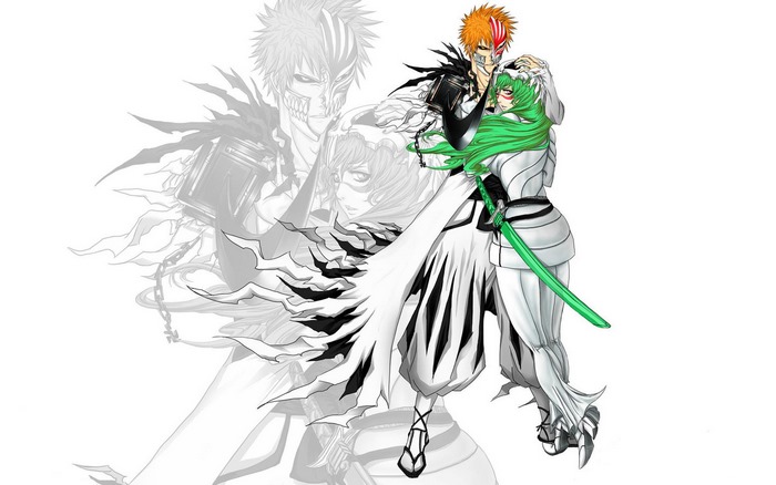 Ichigo and Neliel from Bleach