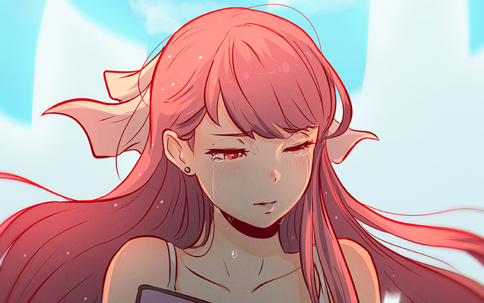 Rin from Shelter crying