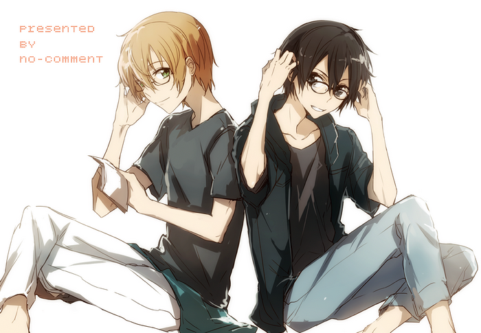 Eugeo and Kirito from Sword Art Online