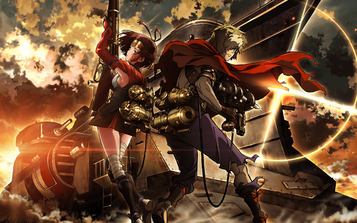 Mumei and Ikoma from Kabaneri of the Iron Fortress