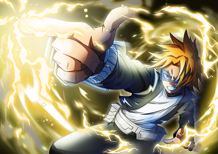 Denki Kaminari Using Electric Powers