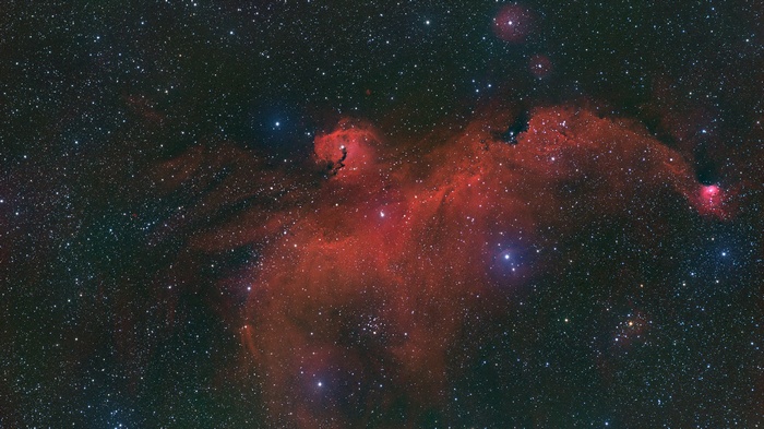 The Serpent Nebula in the constellation Serpens