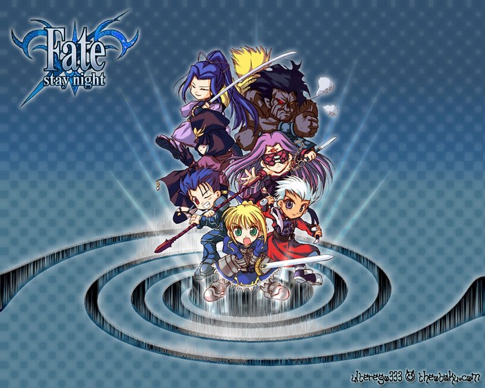Chibi Servants from Fate/stay night