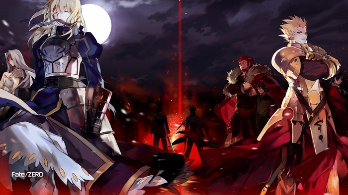 Gilgamesh and Saber from Fate/Zero