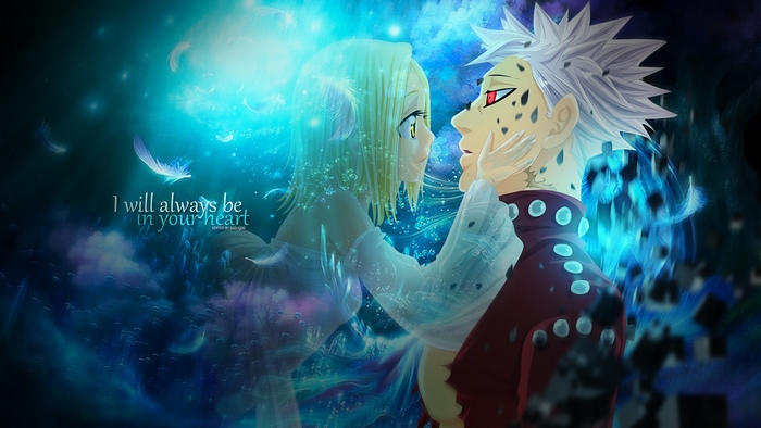 Ban and Elaine from The Seven Deadly Sins