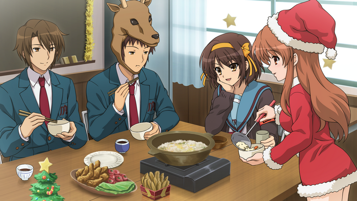 The Melancholy of Haruhi Suzumiya Christmas Dinner
