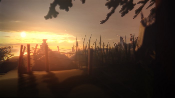 Maxine Caulfield at sunset