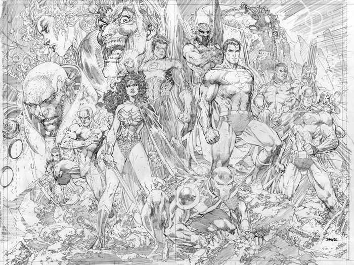 DC Comics Justice League and Villains