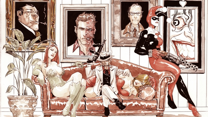 DC Comics Villains on a Couch
