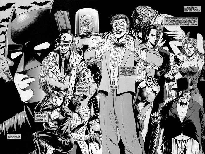Batman Villains Group Portrait