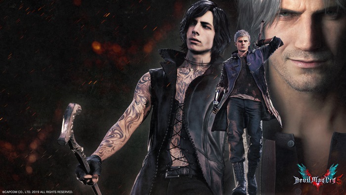 V and Nero from Devil May Cry 5