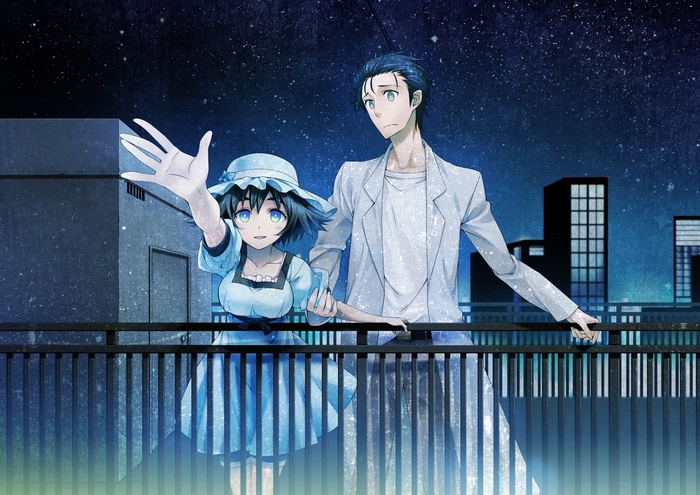 Kurisu Makise and Rintaro Okabe from Steins;Gate