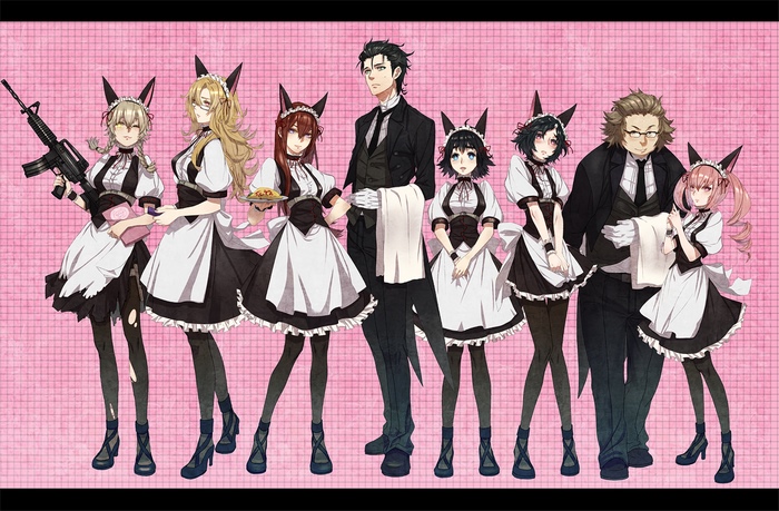 Steins;Gate Maid Cafe Characters