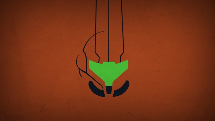 Samus Aran Helmet Minimalist