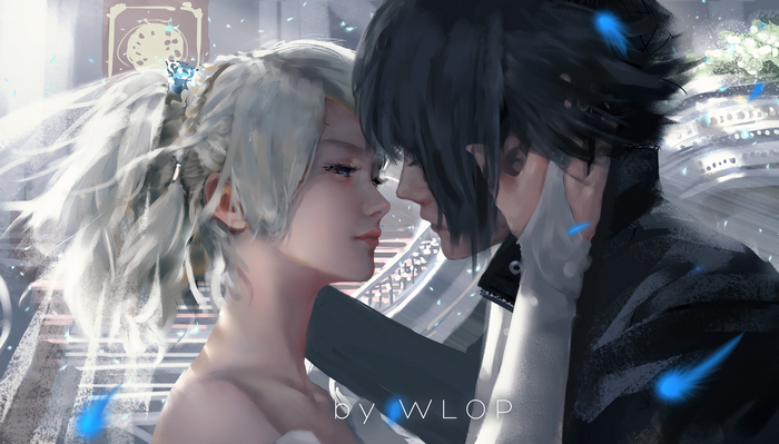 Noctis Lucis Caelum by WLOP