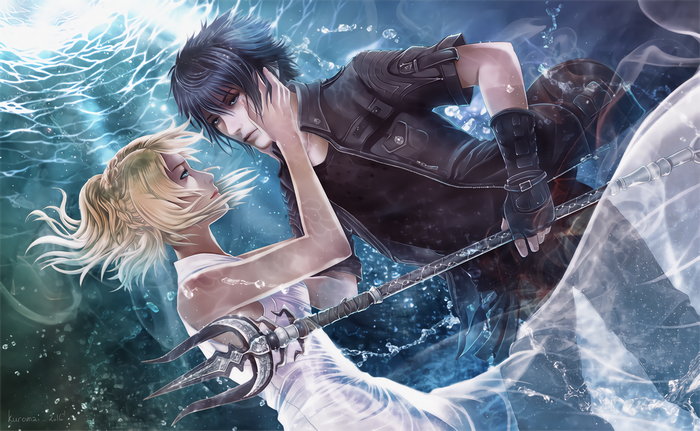 Noctis and Lunafreya from Final Fantasy XV
