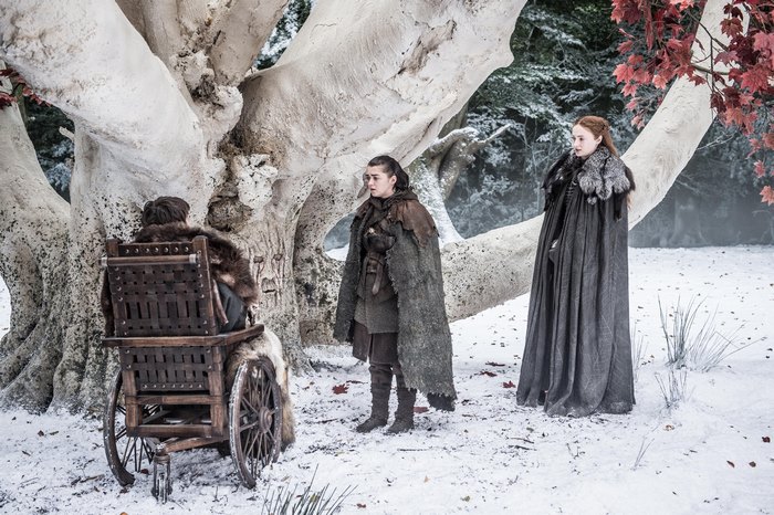 Bran Stark from Game of Thrones in Winter
