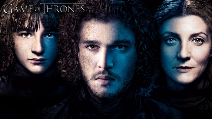 Game of Thrones: Bran Stark, Jon Snow, Catelyn Stark