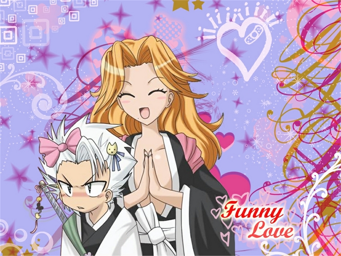 Rangiku Matsumoto and Toshiro Hitsugaya from Bleach