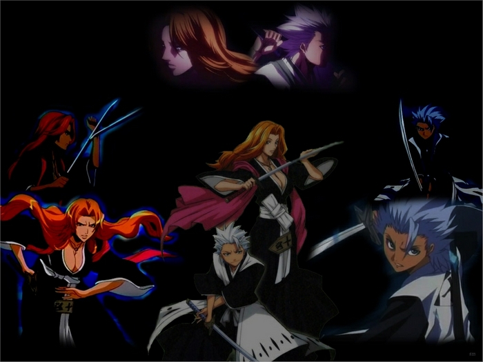 Rangiku Matsumoto and other Bleach characters