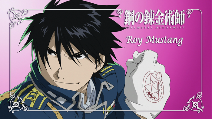 Roy Mustang from Fullmetal Alchemist