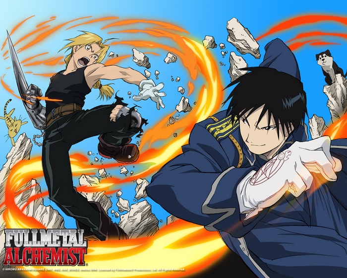 Edward Elric and Roy Mustang from Fullmetal Alchemist