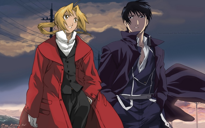 Edward Elric and Roy Mustang from Fullmetal Alchemist