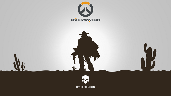 McCree from Overwatch in a desert setting