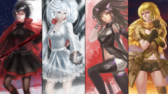 Team RWBY from RWBY