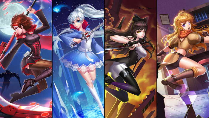 Team RWBY from RWBY