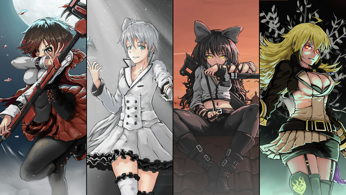 Team RWBY from RWBY