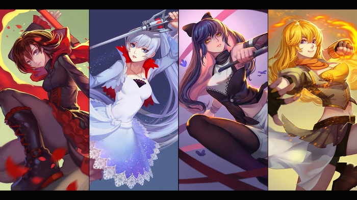 Team RWBY from RWBY