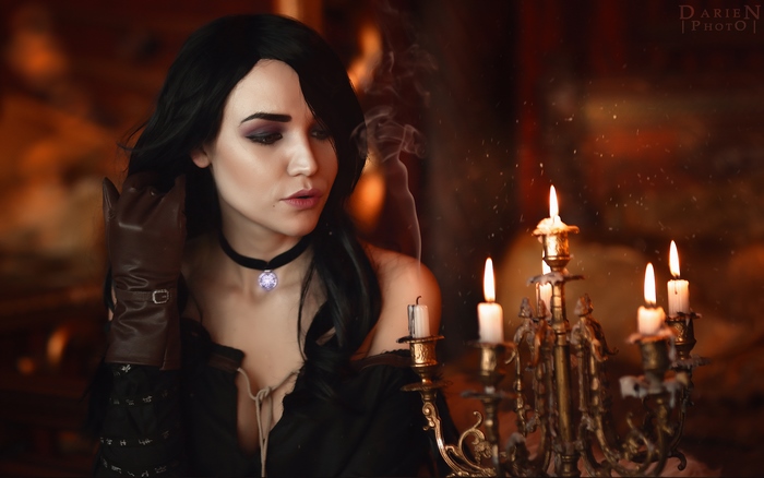 Yennefer of Vengerberg with candles