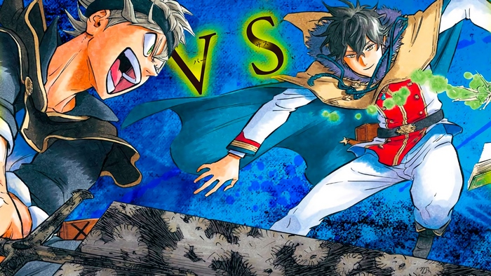 Asta vs Yuno from Black Clover