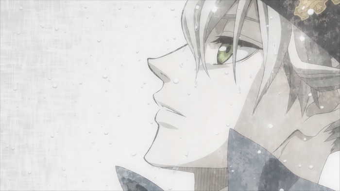 Asta from Black Clover in the rain