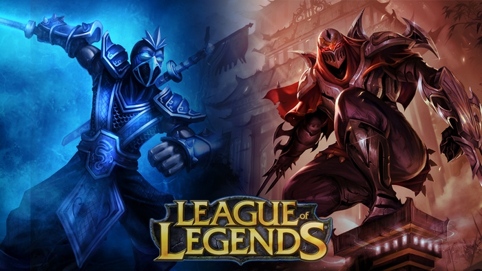 Zed and Yasuo from League of Legends