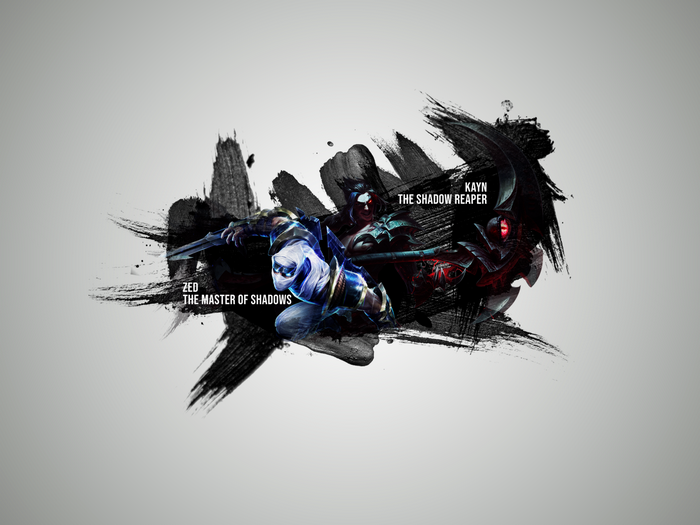 Zed and Kayn from League of Legends