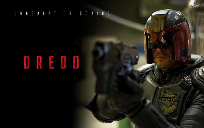 Judge Dredd from Dredd movie