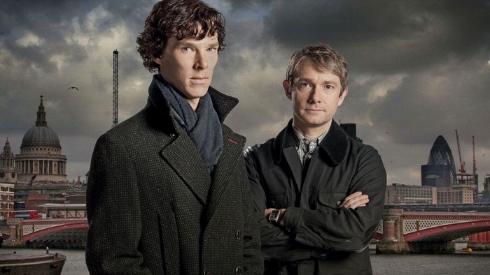 Sherlock Holmes and John Watson in London