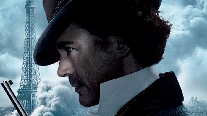 Sherlock Holmes with Eiffel Tower
